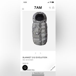 7am Enfant stroller blanket /sleeping bag